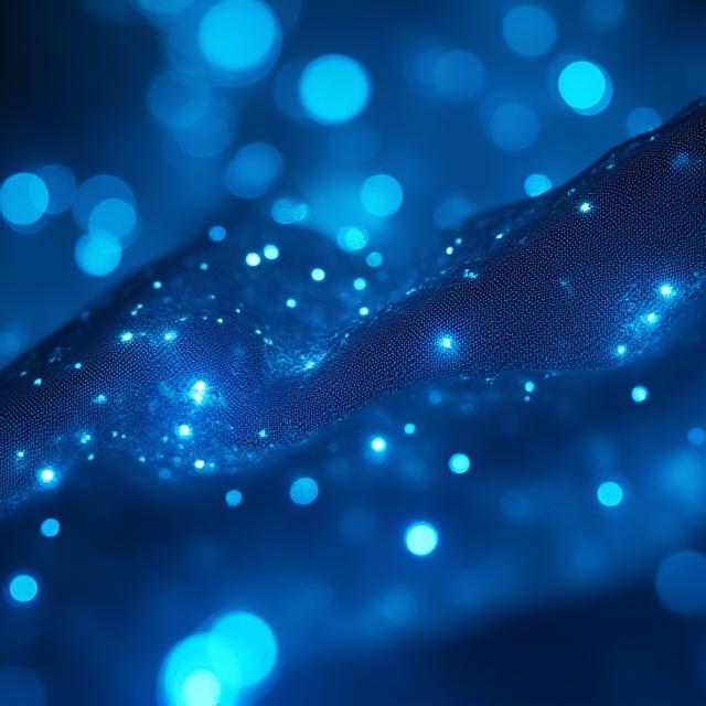 AI解析される高品質な生地のクローズアップ